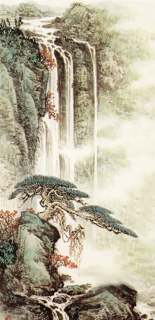 高清3d玄观壁纸松树