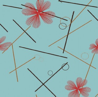 原创四叶草变形图案