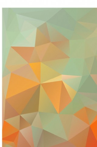 绿色低纯度多边形背景