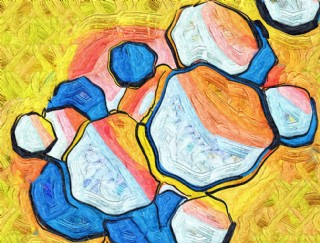 电商浅三色背景