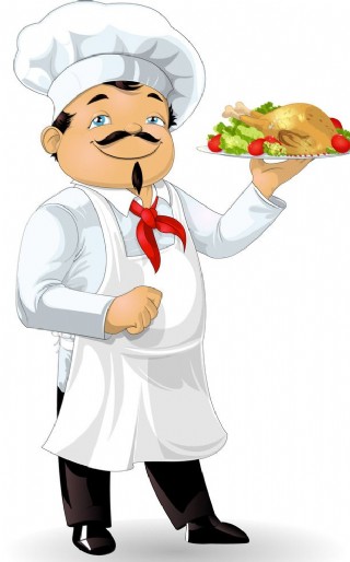 卡通厨师
