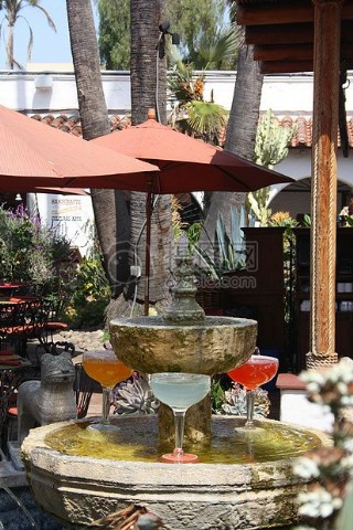 公园景观水产文化墙酒池图片