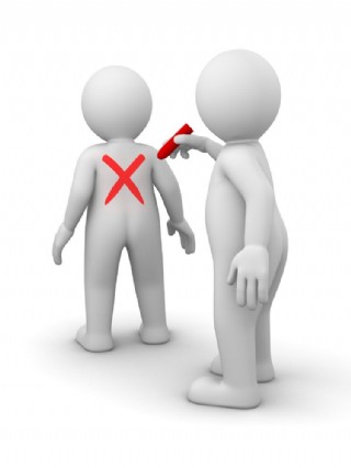 打叉的3d小人图片